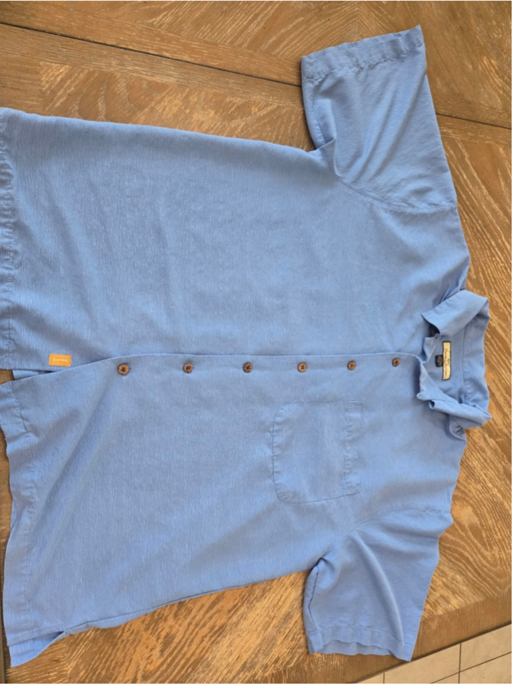 Tommy Bahama 100% Washable Silk Embroidered Shirt XXL Blue Mix Masters Martini